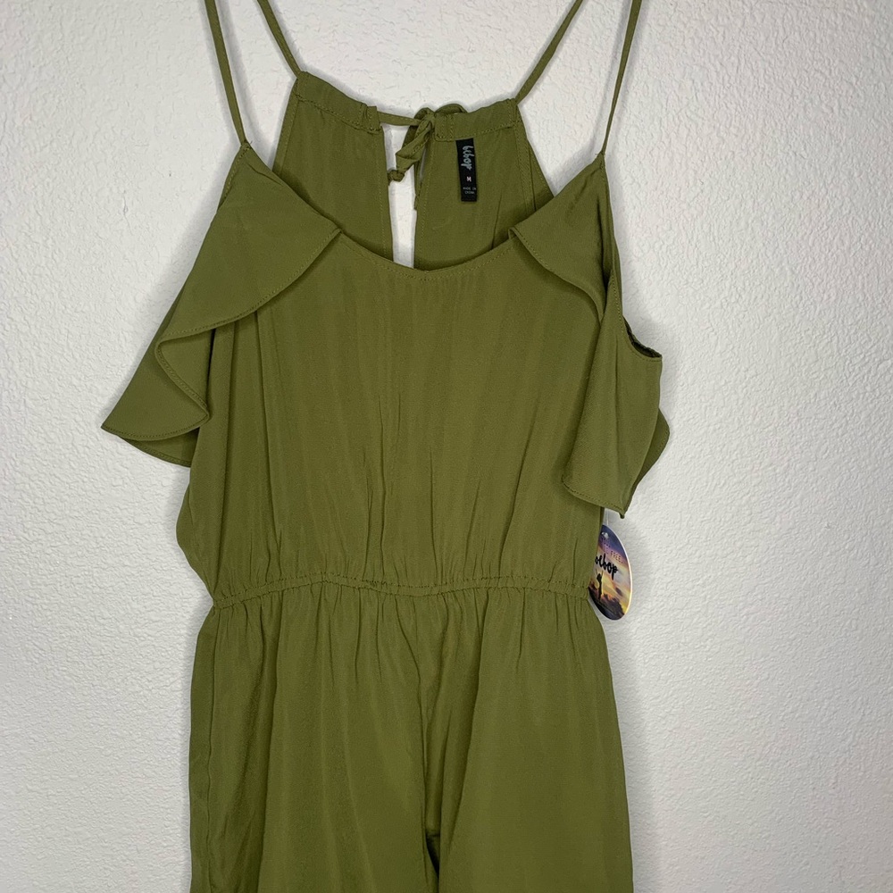 Olive green romper